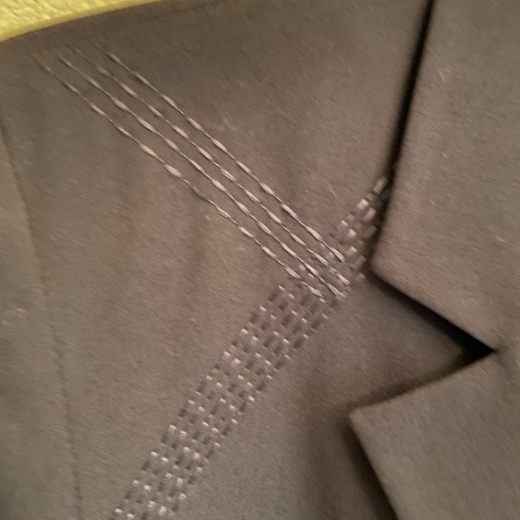 Women’s Norton McNaughton stretch size 12 Brown Embroidered , 2pc Pantsuit - Picture 3 of 13